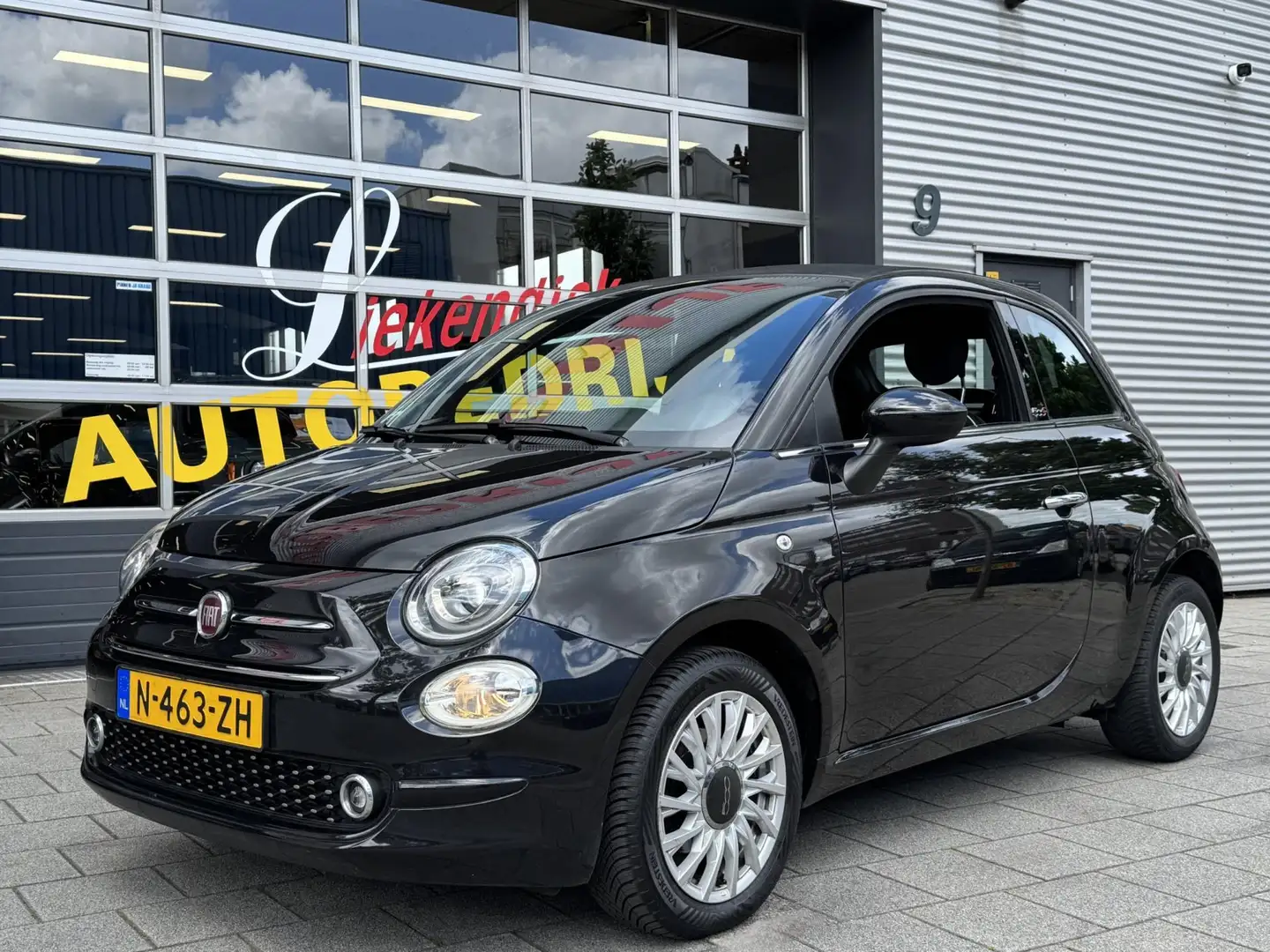 Fiat 500C 1.2 Lounge - Cabriolet I Navigatie I Airco I Sport Zwart - 2