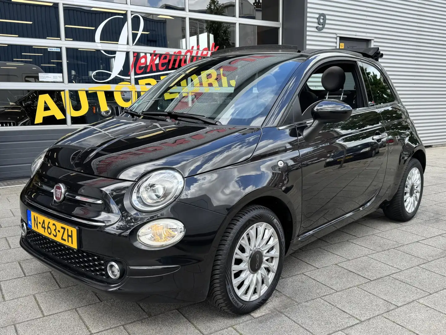 Fiat 500C 1.2 Lounge - Cabriolet I Navigatie I Airco I Sport Zwart - 1