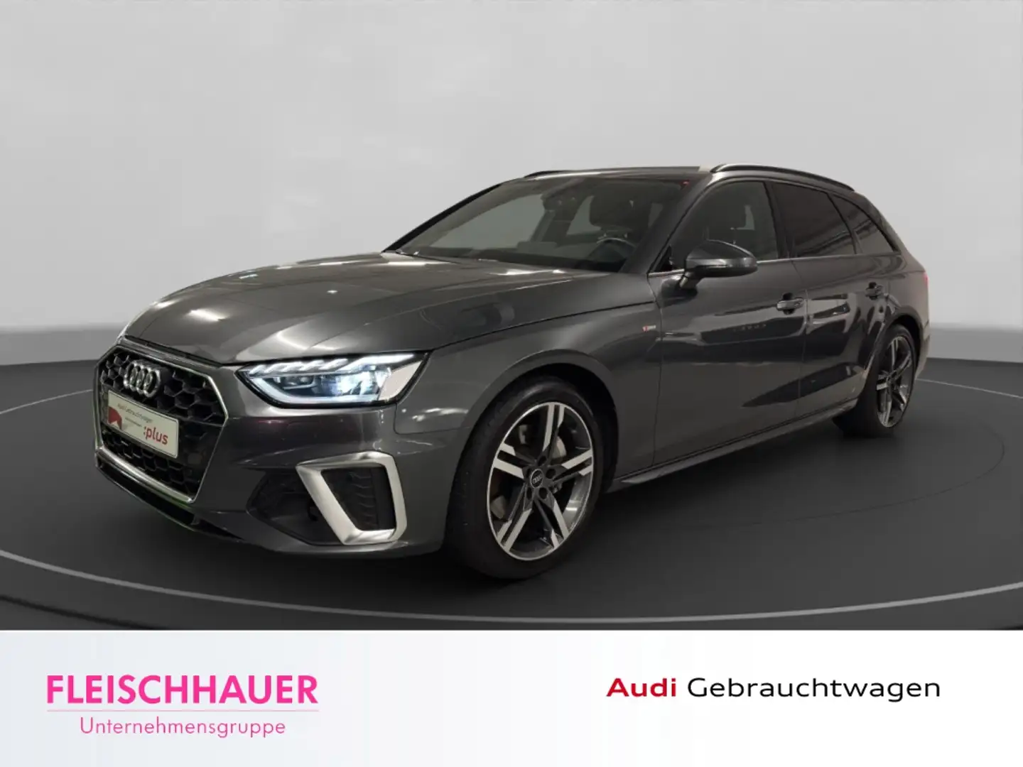 Audi A4 Avant 40 TDI qu. S line Matrix+AHK+Navi+ACC+Kamera Grau - 1