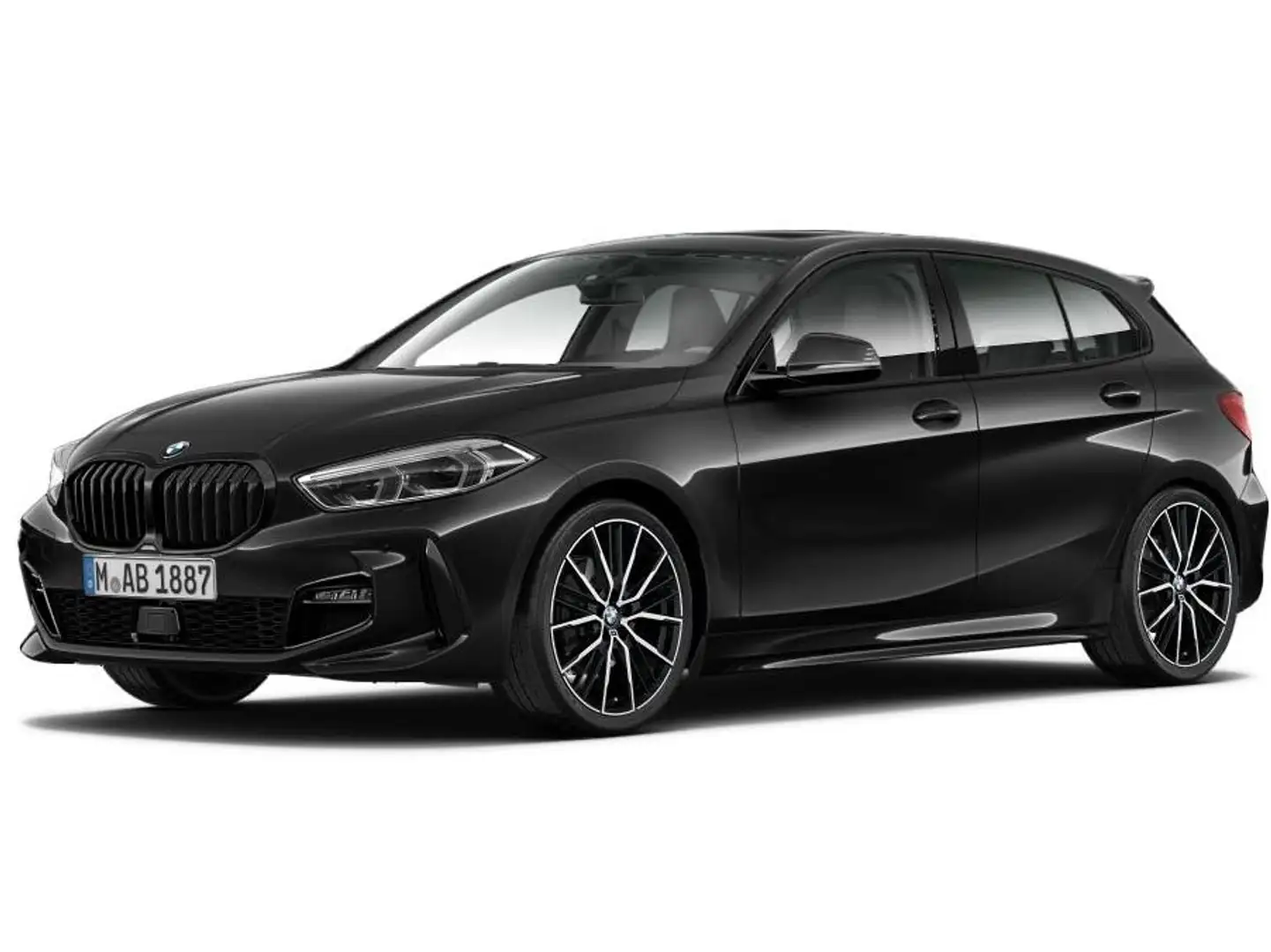 BMW 118 iA M Sport / PANO / HUD / CAM / H-K / M SEAT / ++ Noir - 1