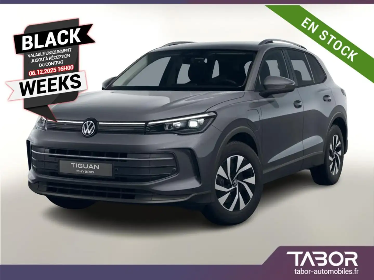 Volkswagen Tiguan eHybrid 204 LED+ GPS ACC Gris - 1