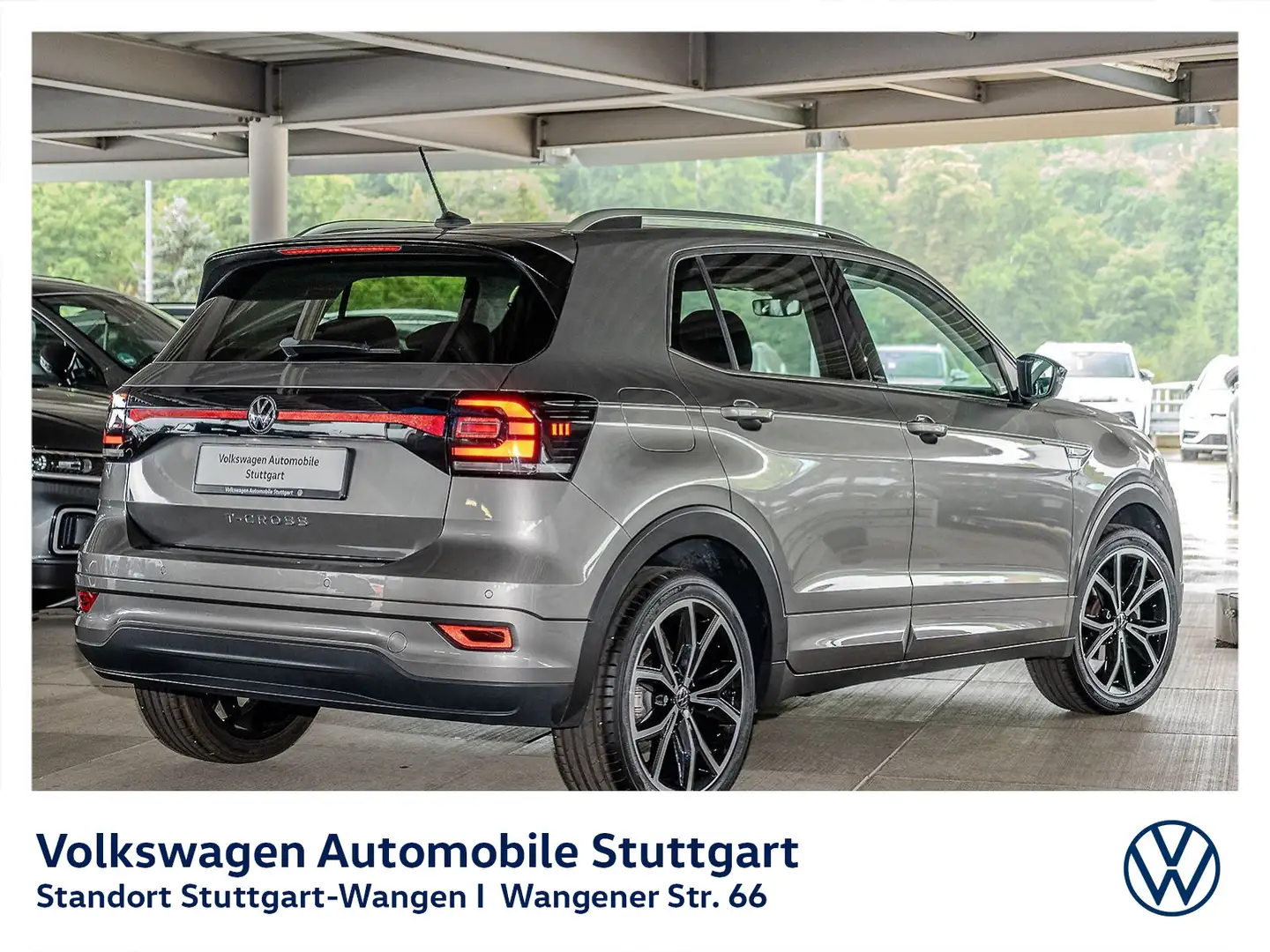 Volkswagen T-Cross R-Line 1.0 TSI DSG Navi LED ACC SHZ PDC Grau - 2
