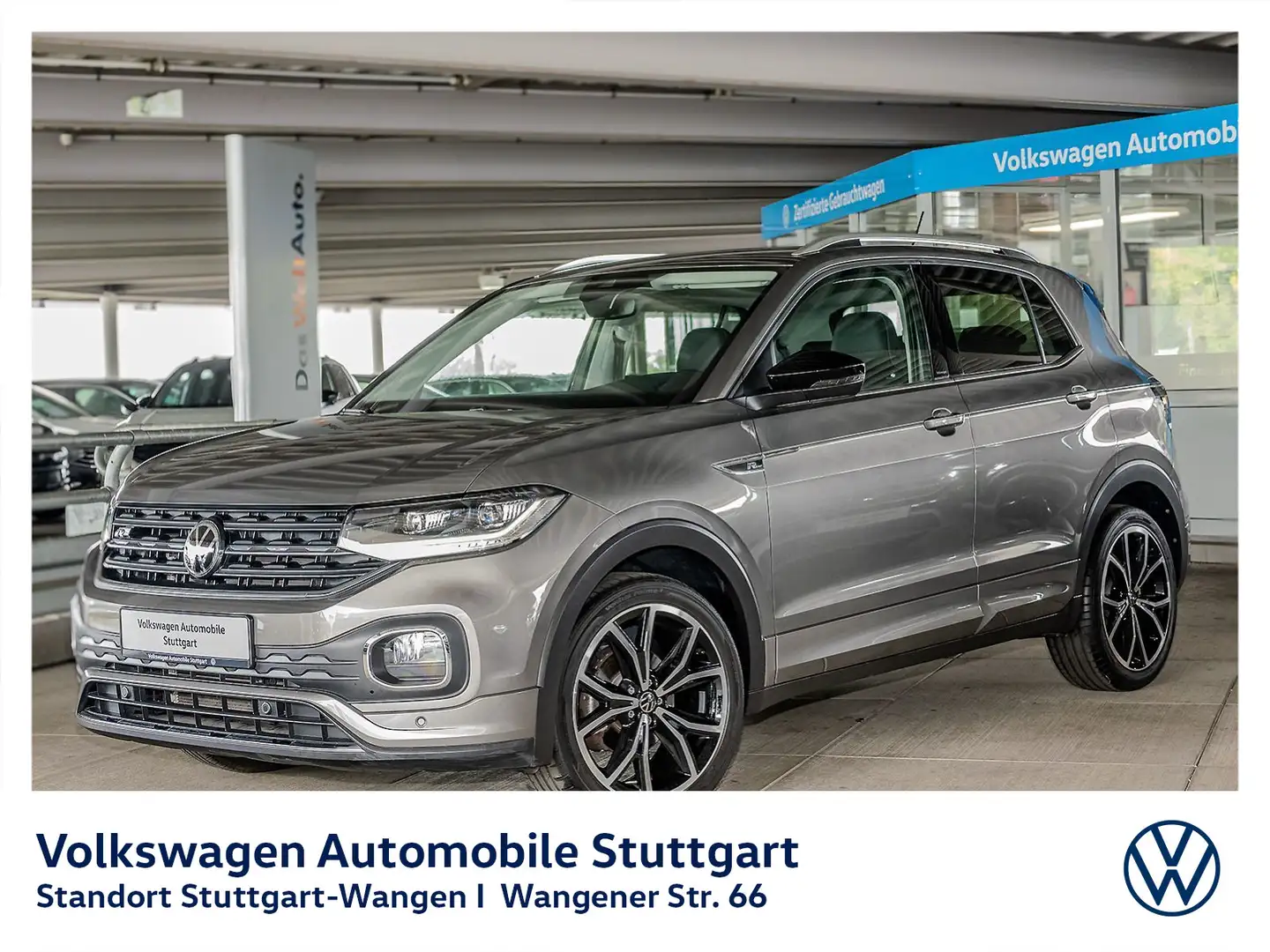 Volkswagen T-Cross R-Line 1.0 TSI DSG Navi LED ACC SHZ PDC Grau - 1