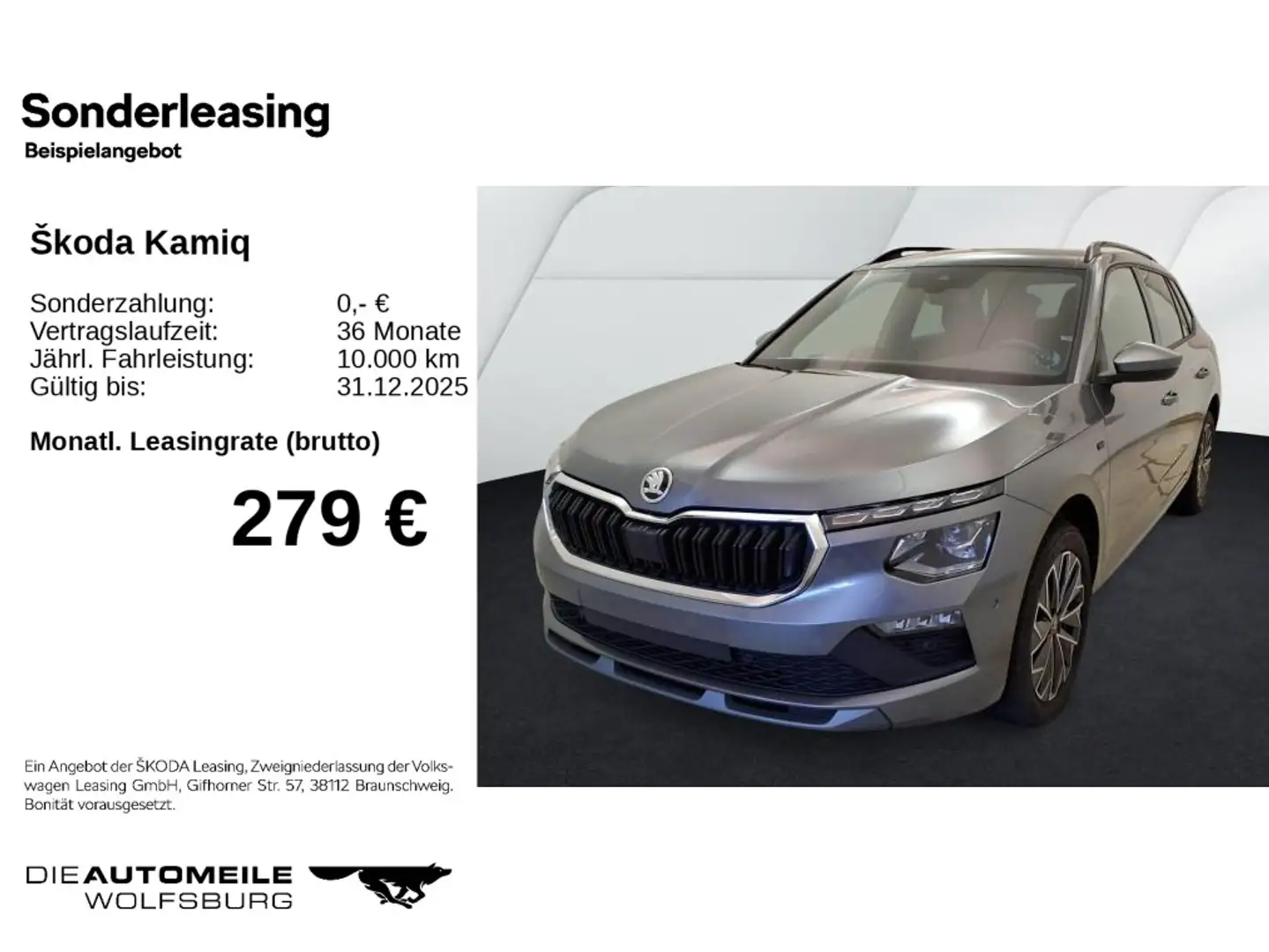 Skoda Kamiq 1.5 TSI DSG Selection Neues Modell Matrix/ Grau - 2