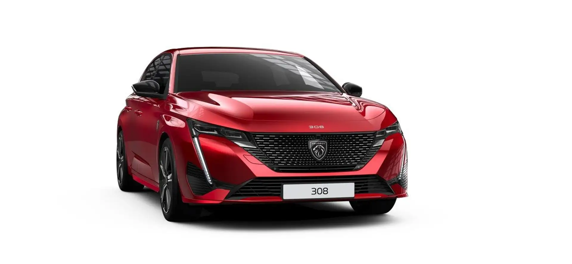 Peugeot 308 5P GT Hybrid 180 eEAT8 Rojo - 2
