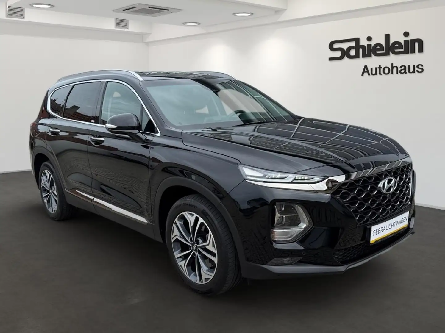 Hyundai SANTA FE 2.2CRDI 200PS 4WD Premium *AUT*NAVI*LED* Zwart - 2
