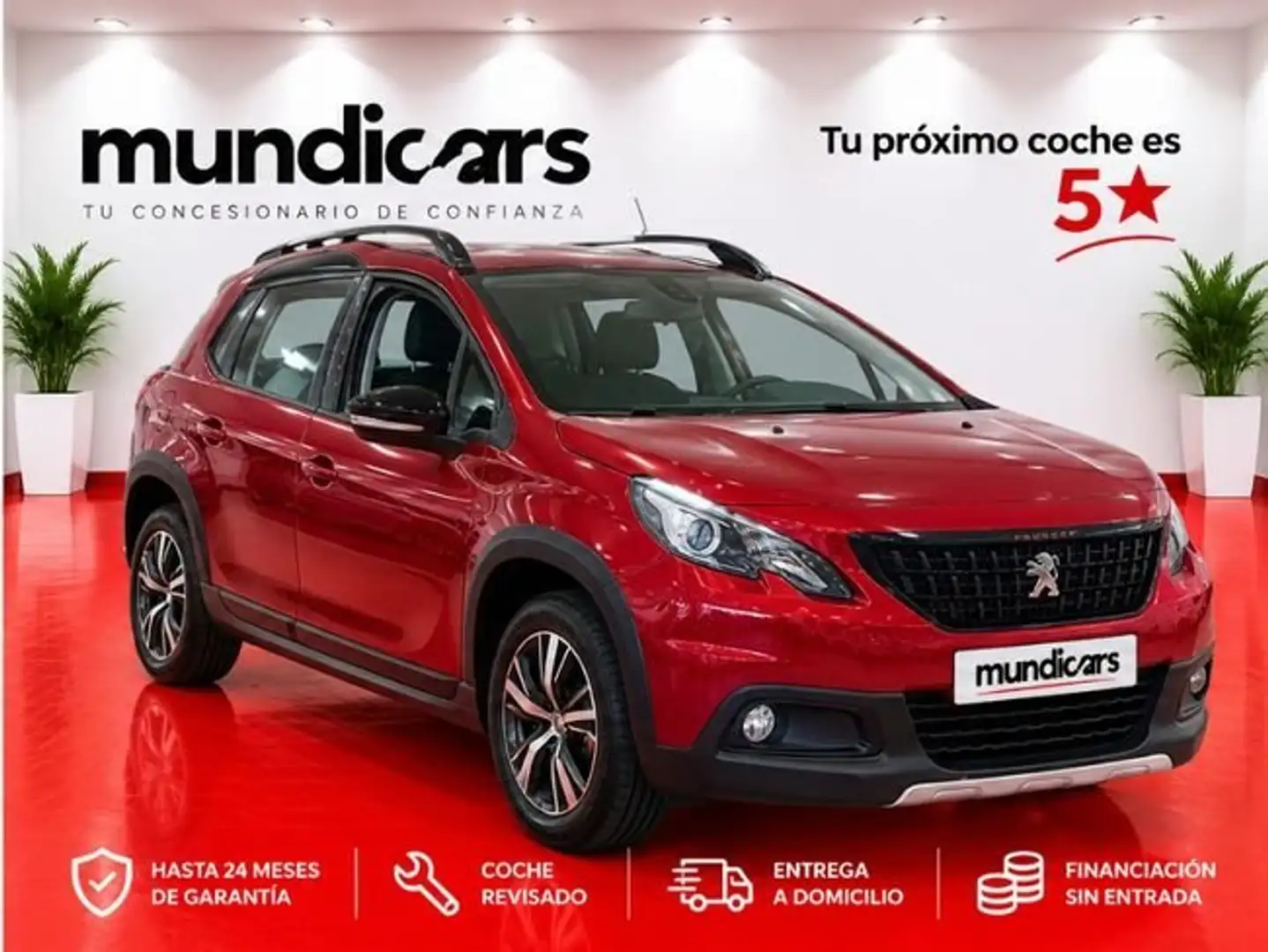 Peugeot 2008 GT Line 1.6 BlueHDi 88KW (120CV) S&S Rojo - 1