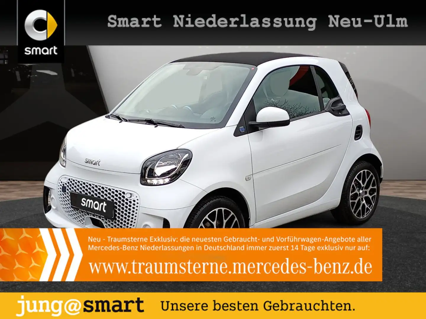 smart forTwo EQ 60kWed pulse SHZ PDC Dig Radio Navi Blanc - 1