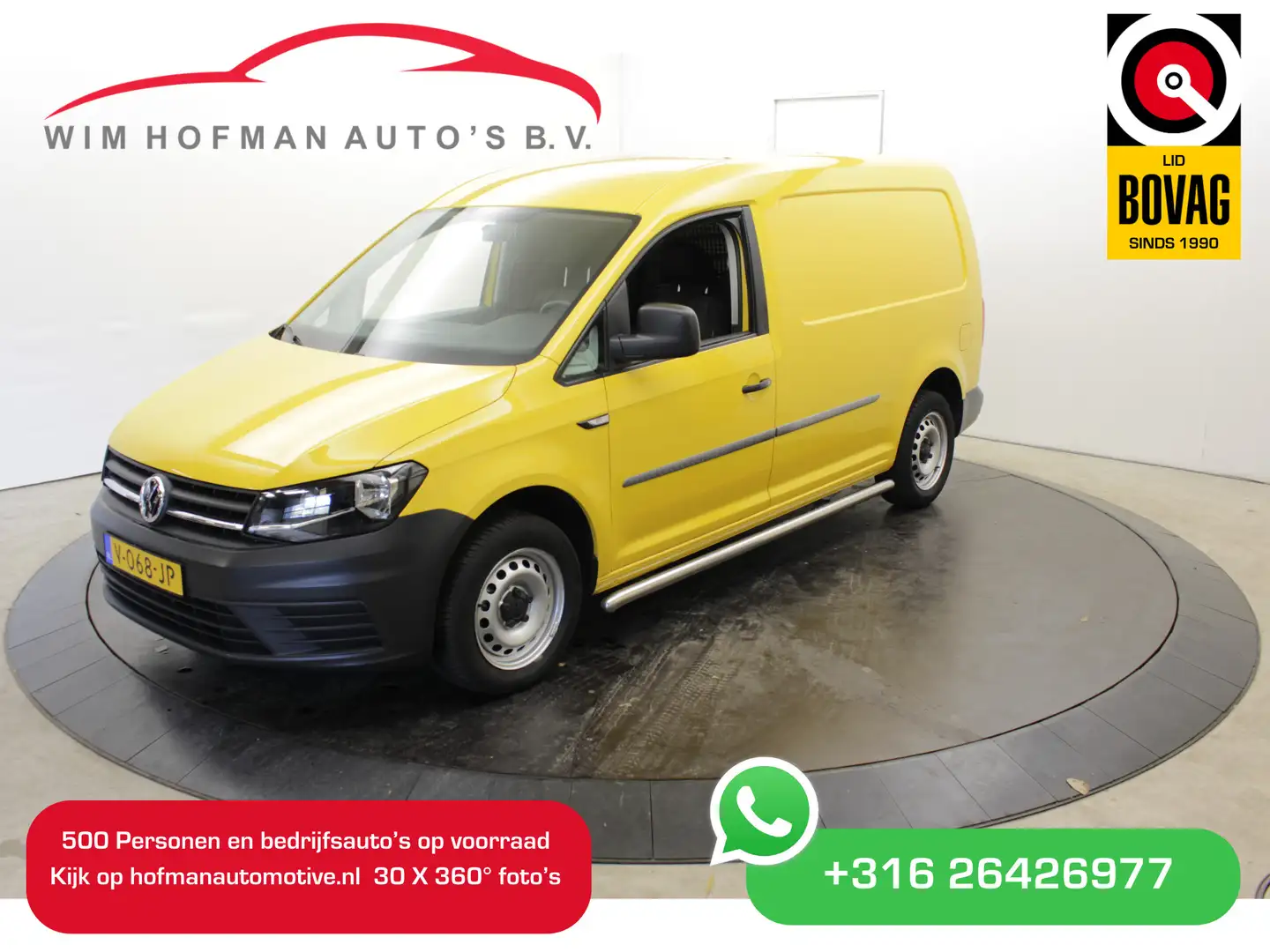 Volkswagen Caddy MAXI 2.0 TDI L2H1 Gatelock beveiliging Airco Bluet Geel - 1