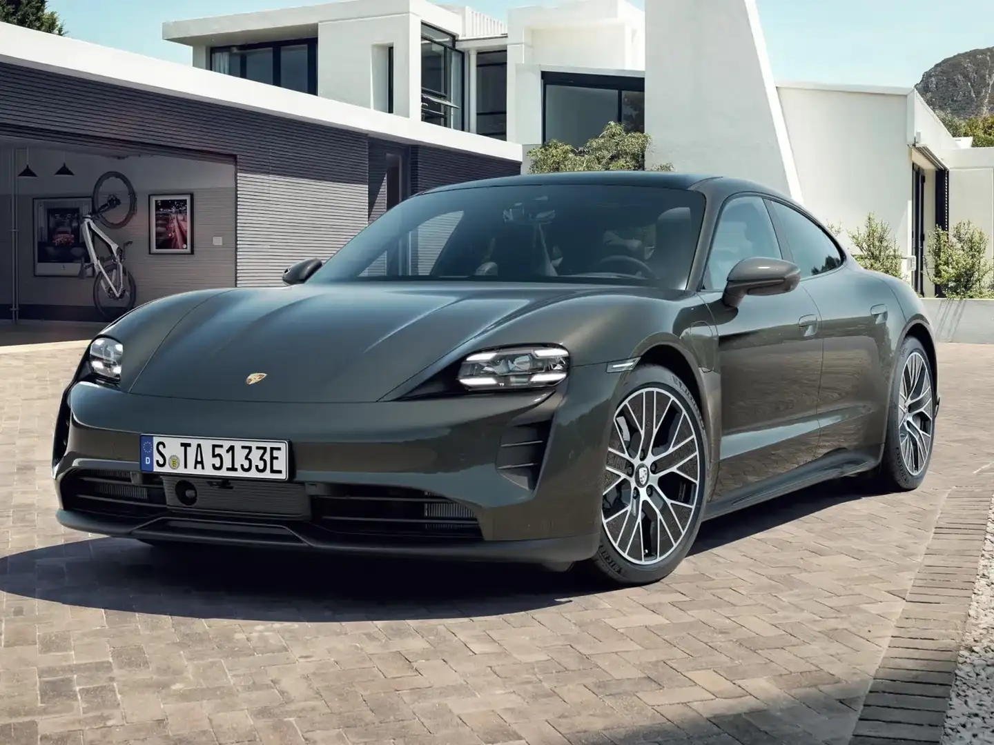 Porsche Taycan performance battery plus 5p.ti cvt Grigio - 1