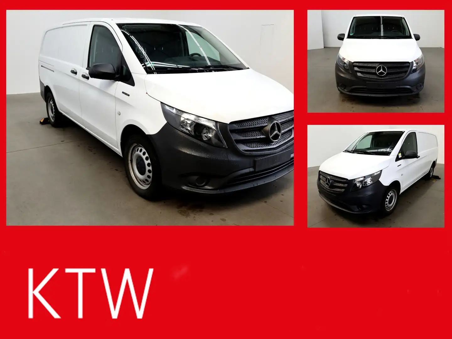 Mercedes-Benz eVito 111 KA,lang,3 Sitzer,Klima,Kamera Blanc - 1