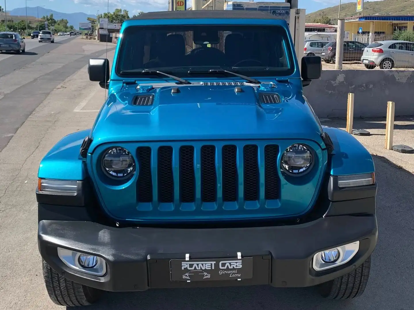 Jeep Wrangler Wrangler 2.2 mjt II Sahara cabrio uniprò Blu/Azzurro - 1