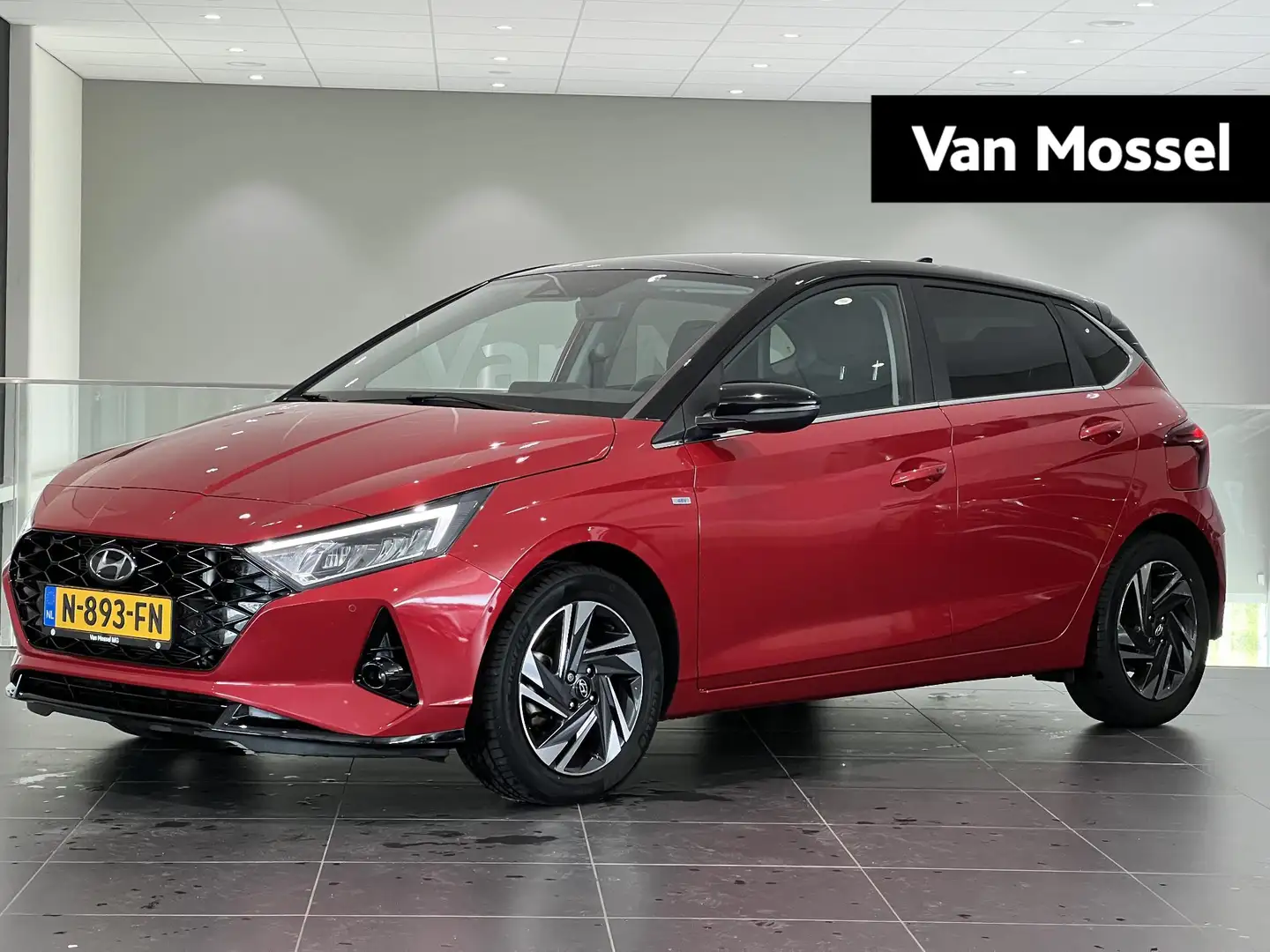 Hyundai i20 1.0 T-GDI Aut. Premium | 1e-Eigenaar | Navi | Came Rood - 1