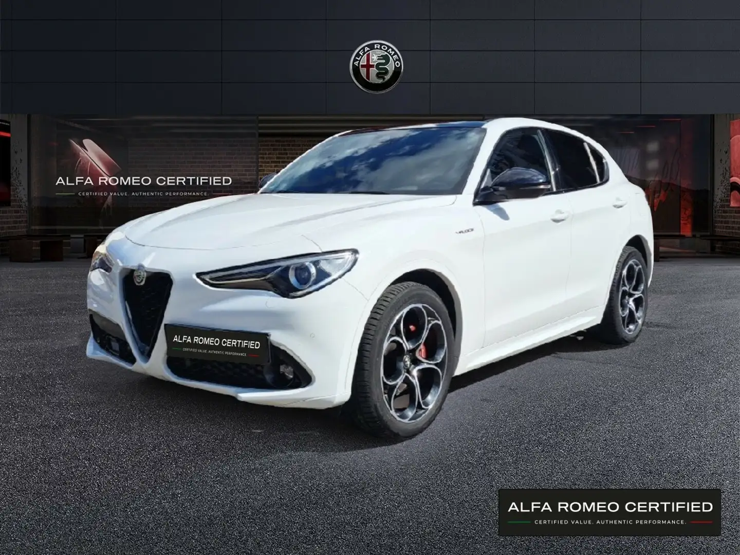 Alfa Romeo Stelvio Veloce 2.2 Diesel AT8-Q4 Blanc - 1