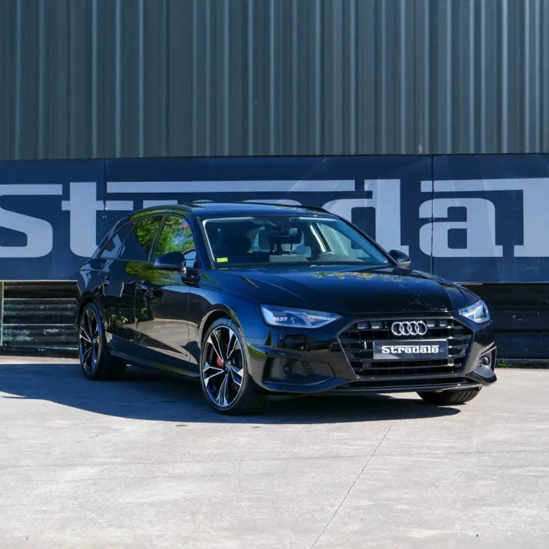 Audi A4 40 TDI S line S tronic 150kW Zwart - 1
