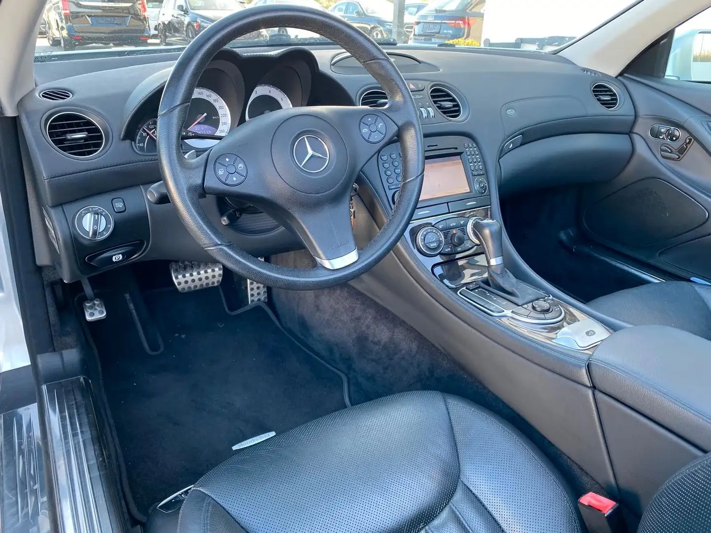 Mercedes-Benz SL 500 |Deutsche Fahr.|Unfallfrei|SERVICE NEU Argintiu - 2