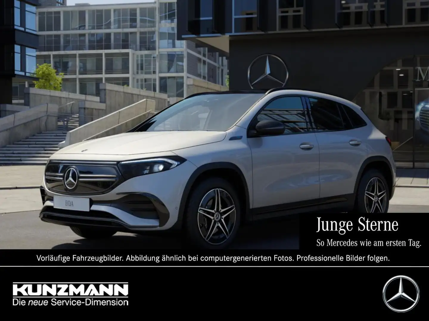 Mercedes-Benz EQA 250 AMG Night MBUX Panorama Totwinkel Kamera Weiß - 1
