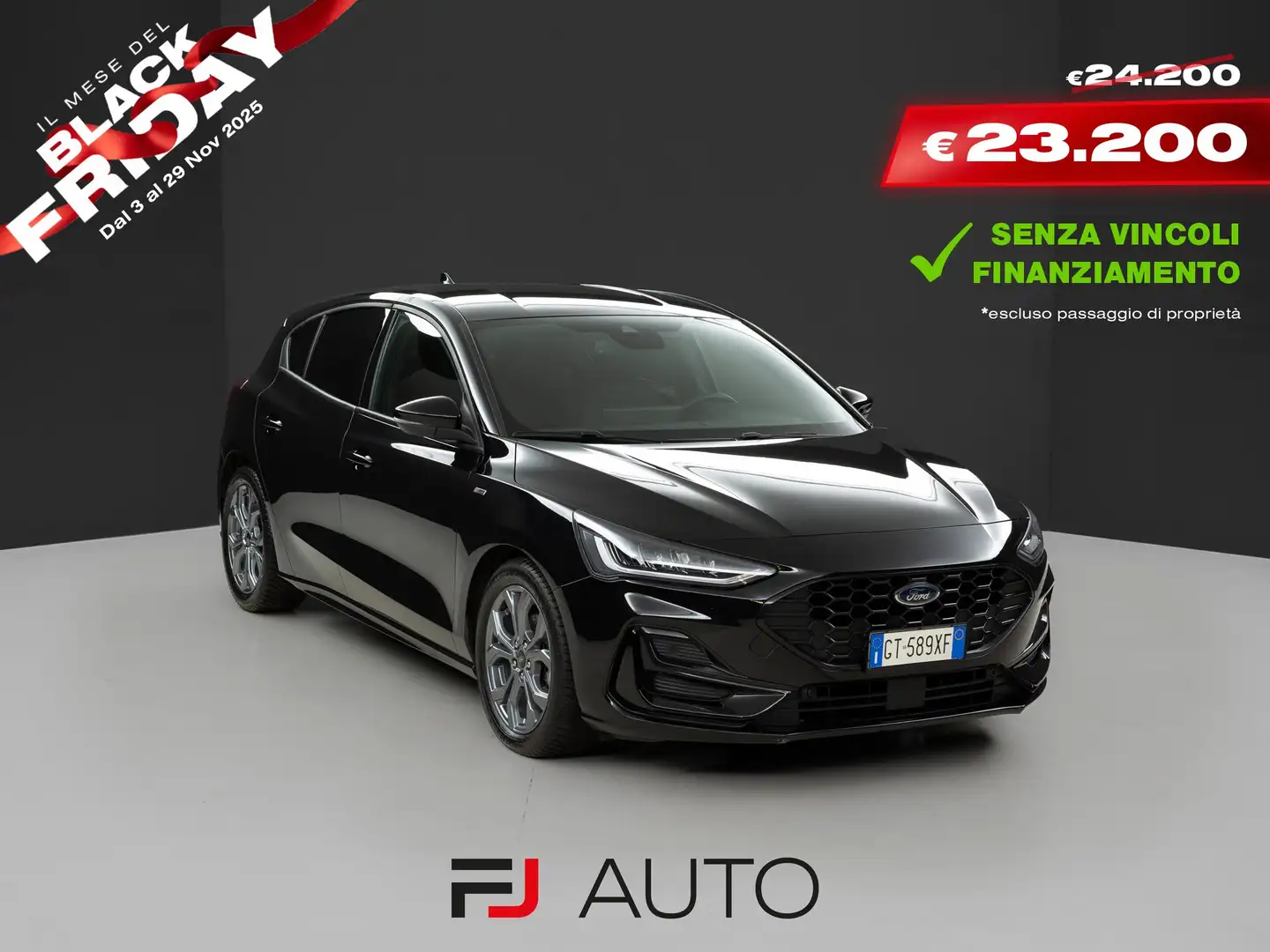 Ford Focus 1.5 Ecoblue ST-Line 115cv auto ST Line Zwart - 1