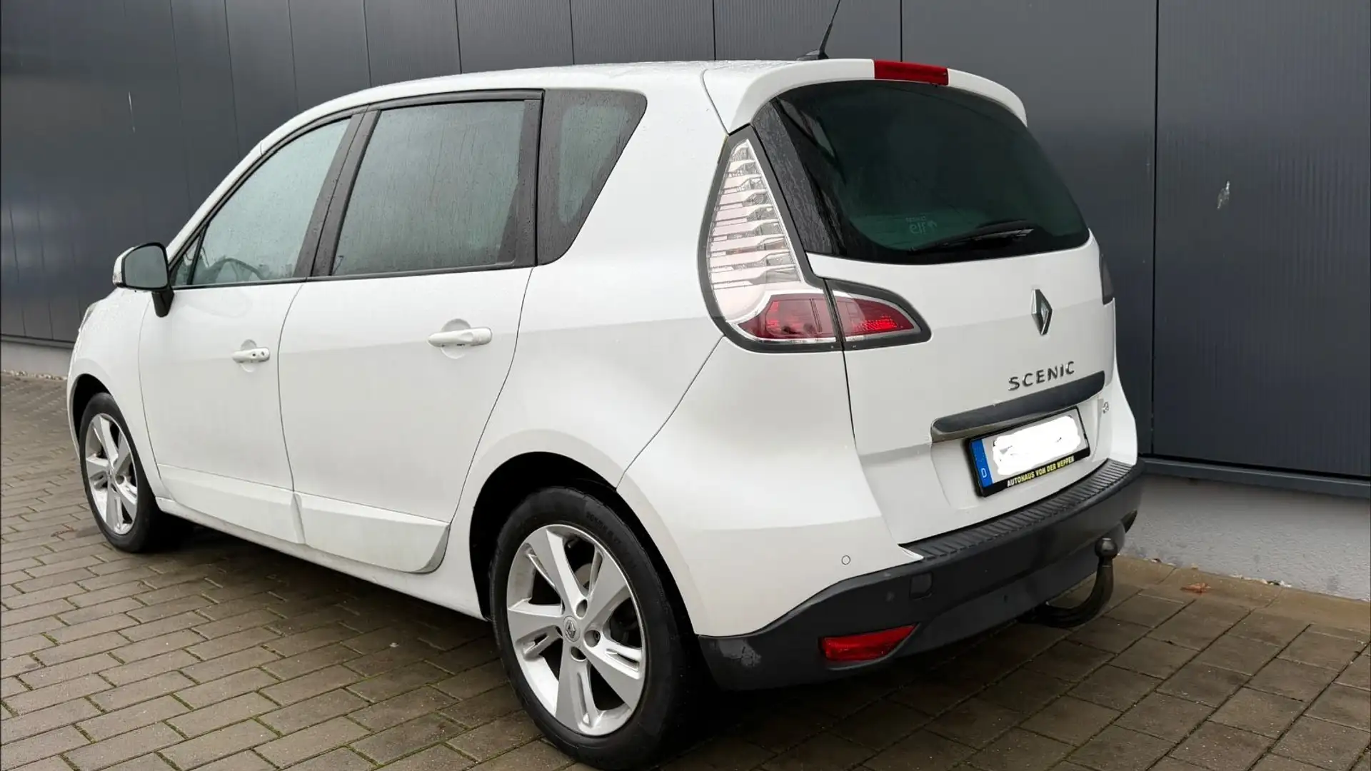 Renault Scenic Paris dCi-AUTOMATIK-NAVI-AHK-TÜV-Garantie Weiß - 2