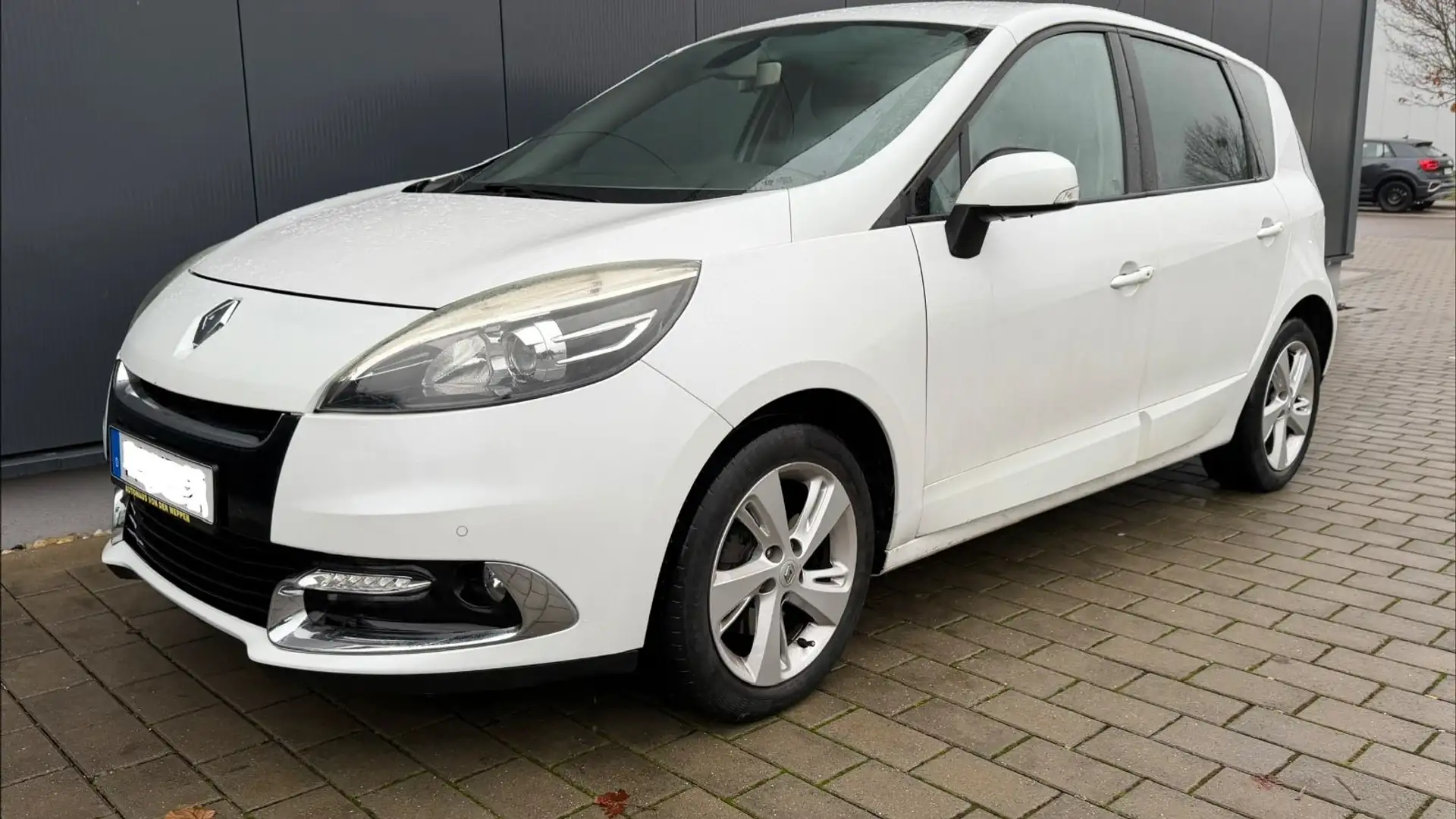 Renault Scenic Paris dCi-AUTOMATIK-NAVI-AHK-TÜV-Garantie Weiß - 1