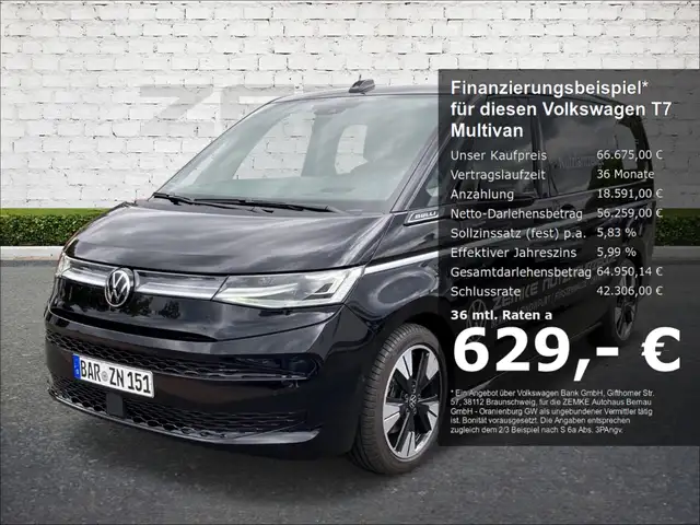 Volkswagen T7 Multivan Style 2,0 TSI DSG LÜ HUD StandHZG AHK-klappbar Pan