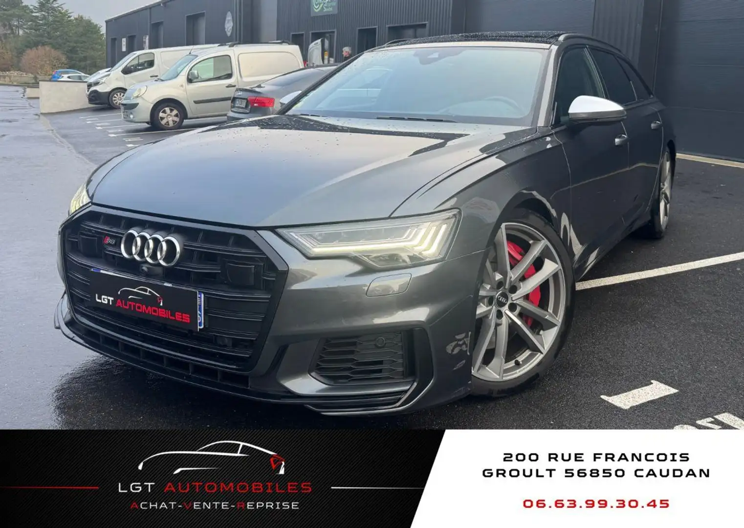Audi S6 3.0 TDI 349ch quattro tiptronic 152g Gris - 1