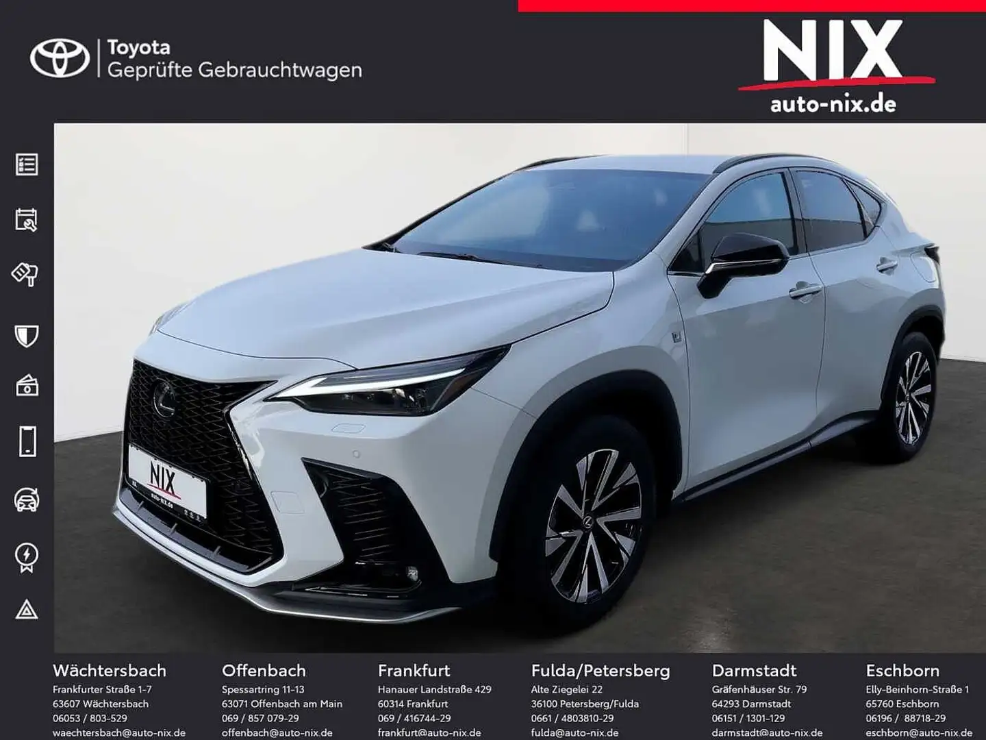 Lexus NX 450h+ E-FOUR F SPORT Fehér - 1