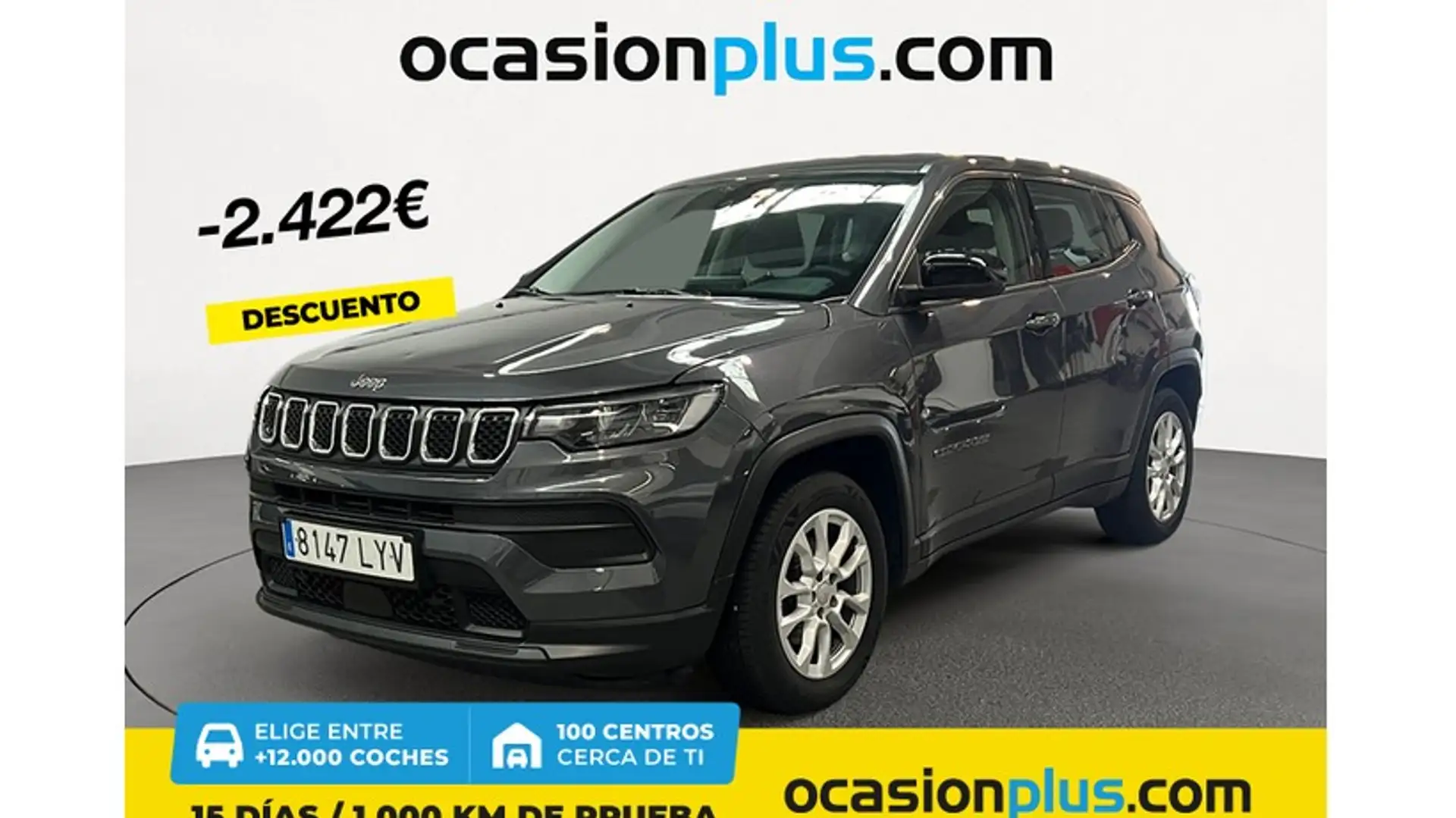 Jeep Compass 1.3 Gse T4 Longitude 4x2 130 Gris - 1