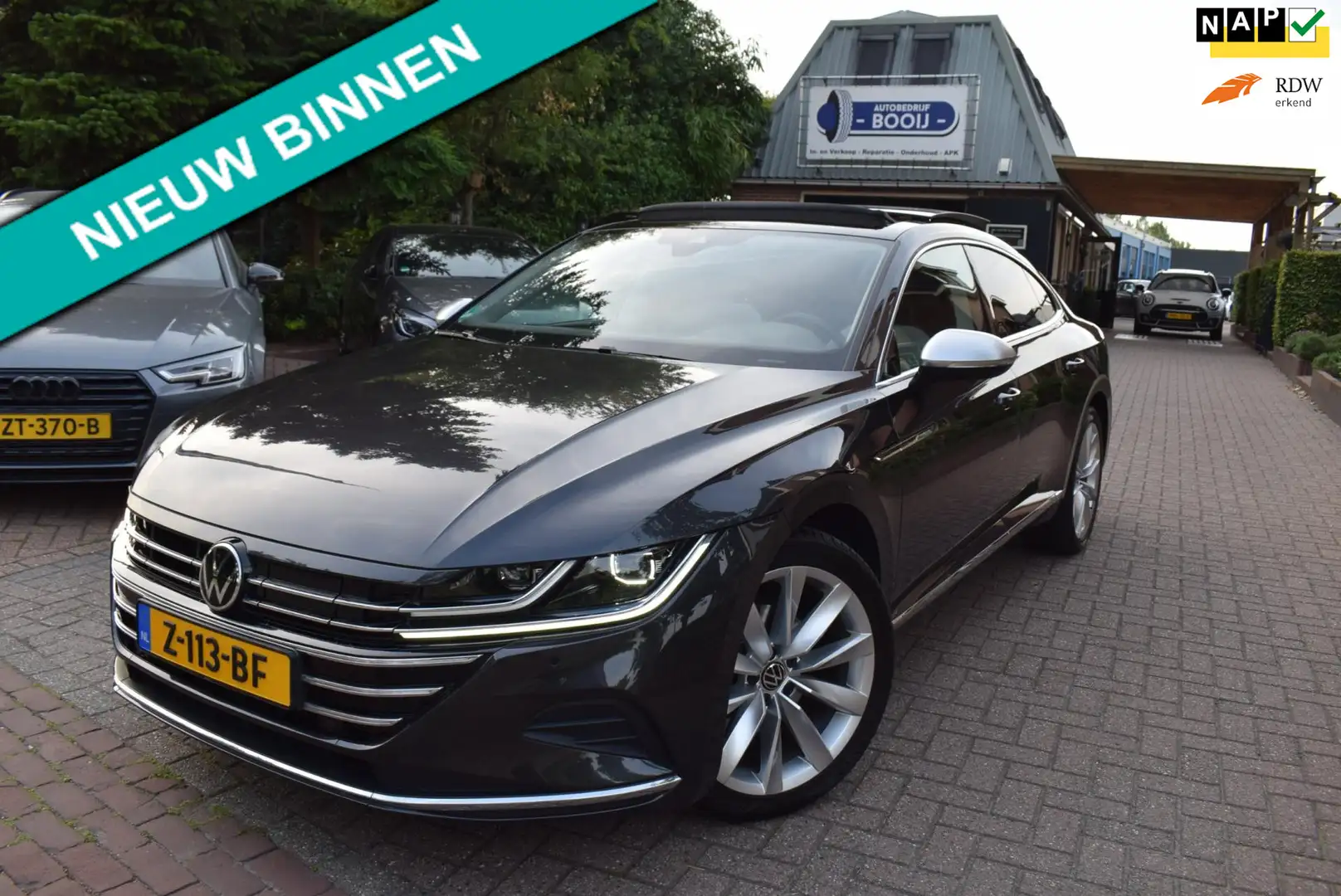 Volkswagen Arteon 1.4 TSI eHybrid R-Line Business+ AUTOM/PANO-DAK/AD Grijs - 1