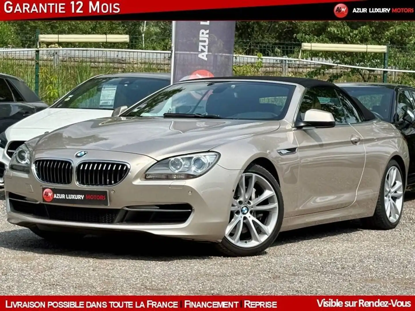 BMW 320 (F12) CABRIOLET 640i 320 CV BVA8 Beige - 1
