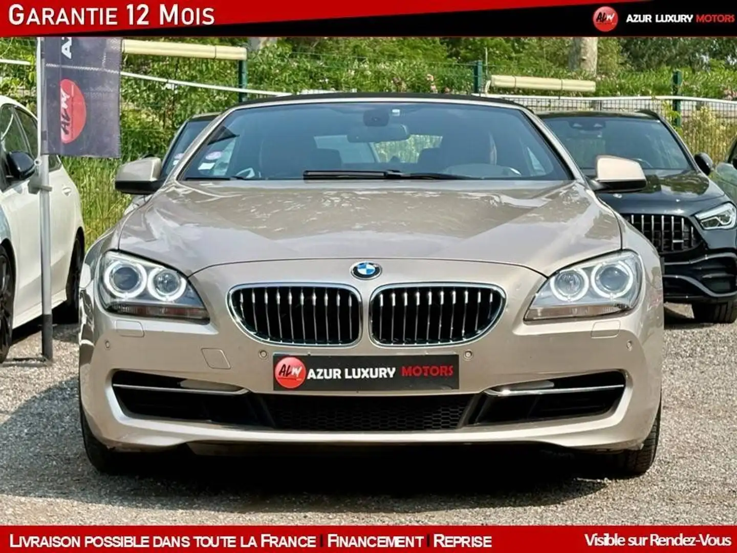 BMW 320 (F12) CABRIOLET 640i 320 CV BVA8 Beige - 2