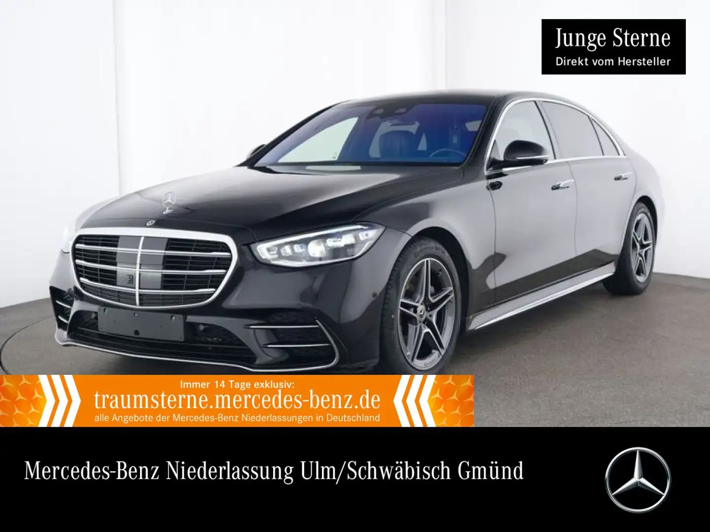 Mercedes-Benz S 450 L 4M AMG+PANO+360+DIGITAL-L+BURMESTER3D+19" Czarny - 1
