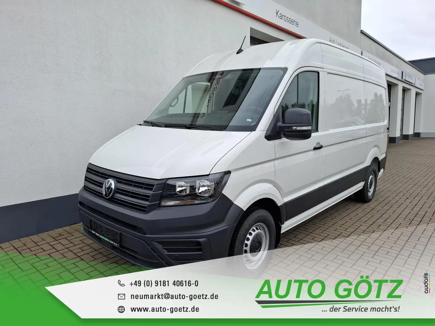 Volkswagen Crafter Kasten 35 Hochdach AHK*Tempomat*Kamera*Kessy*Induk White - 1