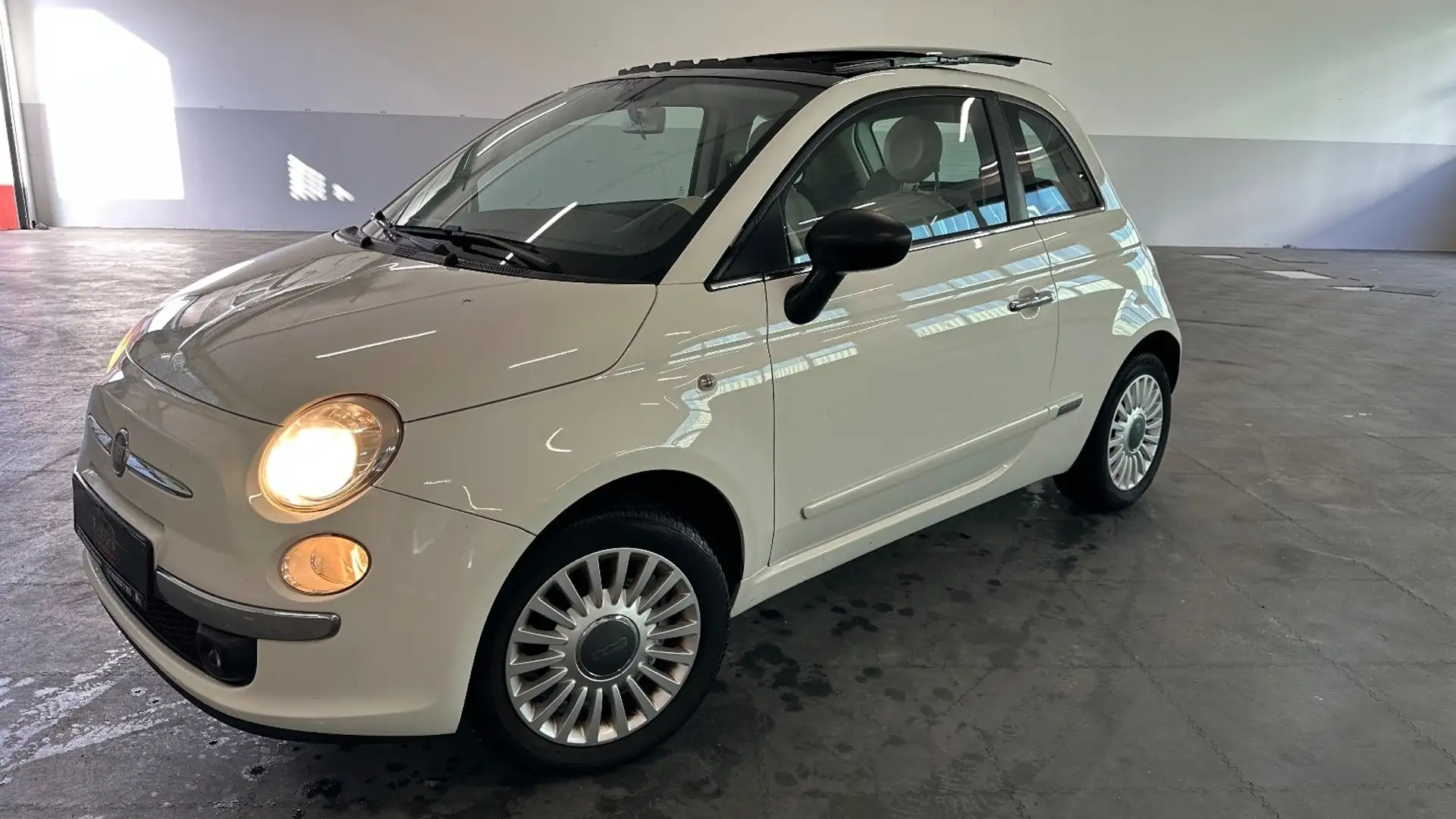 Fiat 500 Pop BLUE&ME Interscope panorama Weiß - 2