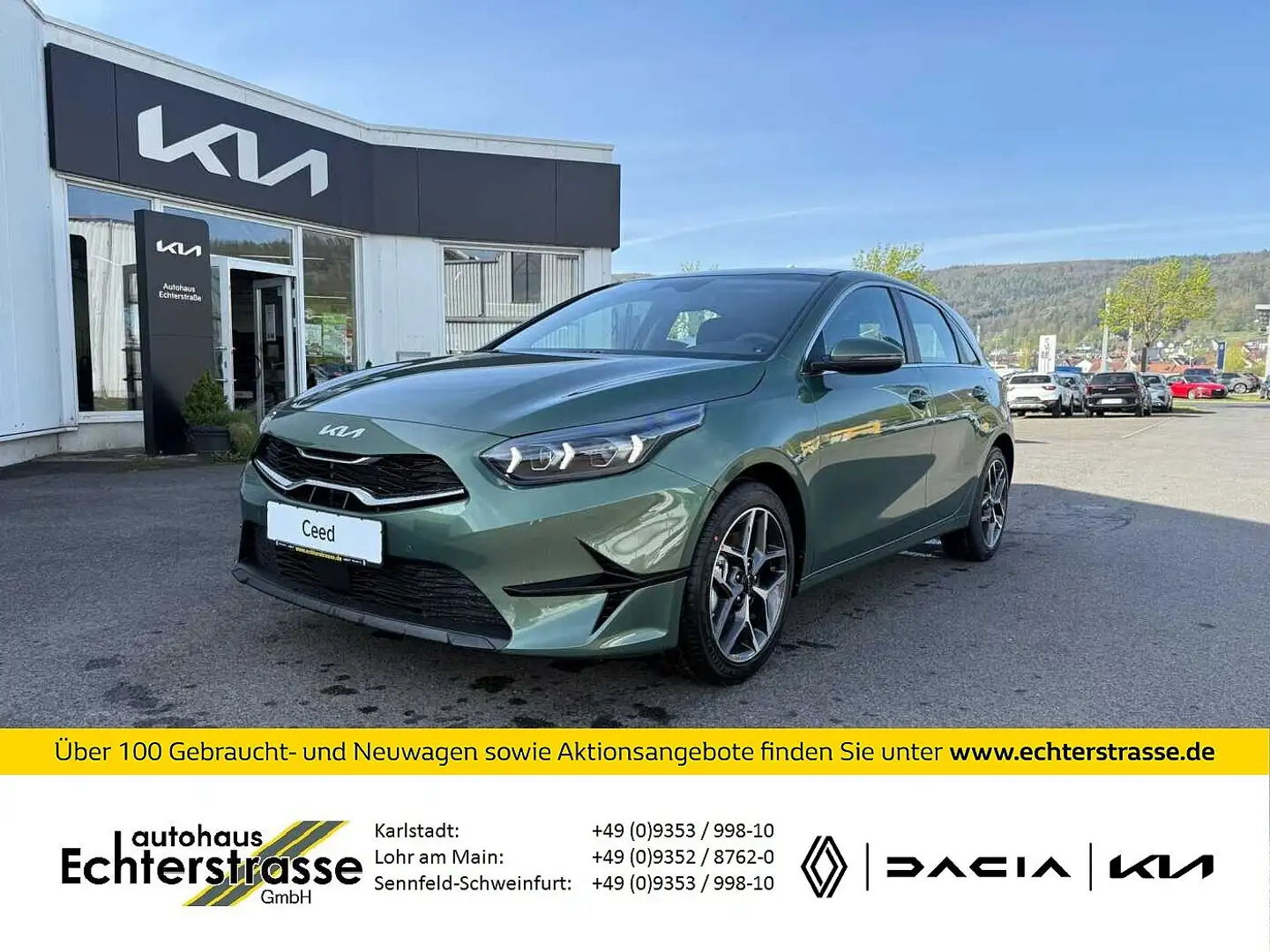 Kia Ceed / cee'd Spirit 1.5 T-GDI DCT7 +RFK+SHZ Grün - 1