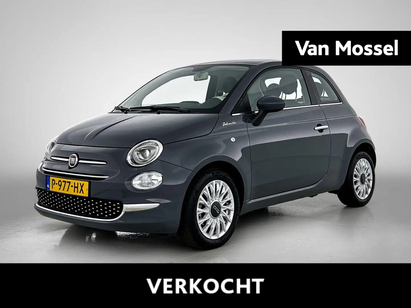 Fiat 500 1.0 Hybrid Dolcevita | Apple Carplay/Android auto Gris - 1