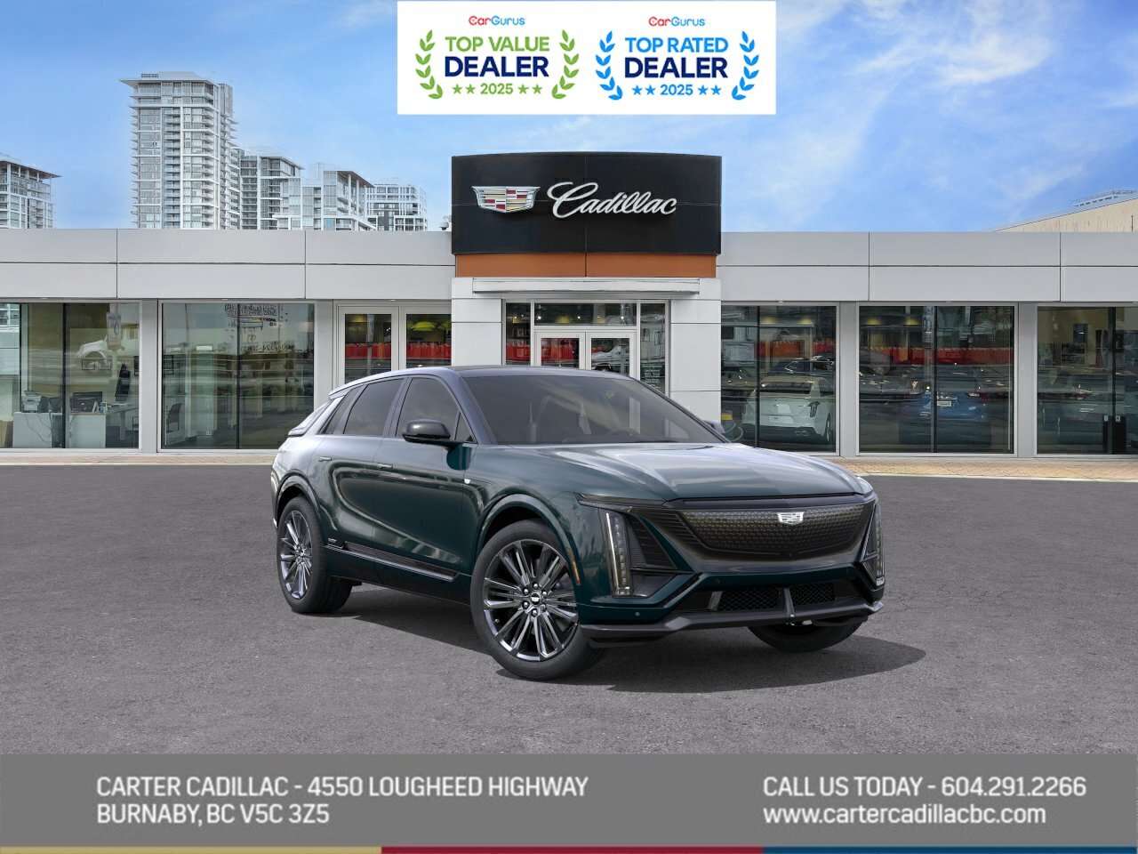 Green 2026 Cadillac LYRIQ-V SUV / Crossover All-Wheel Drive Automatic