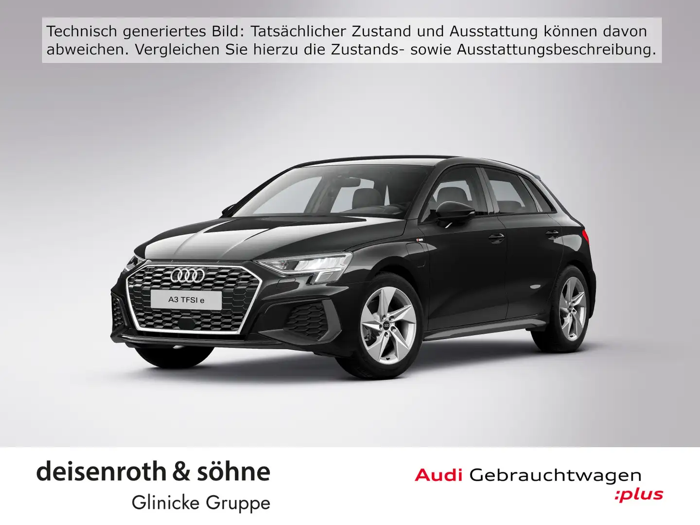 Audi A3 S line 40 TFSI e ASI/Temp/SHZ/Bluet Schwarz - 1