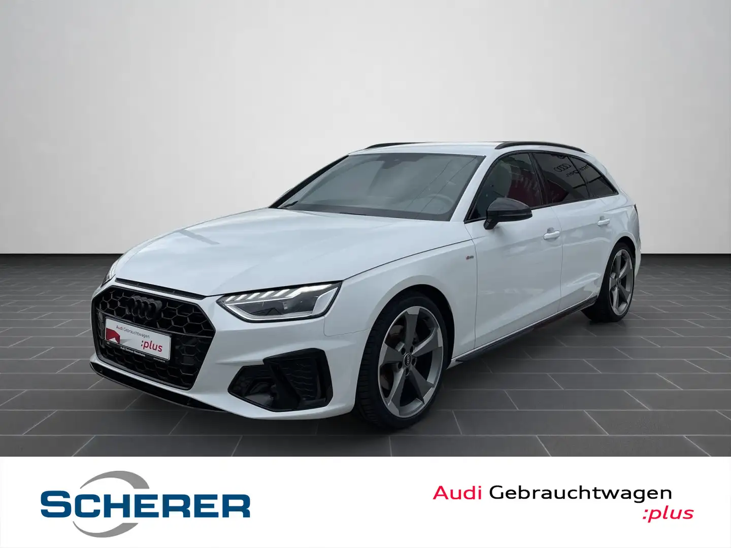 Audi A4 35 TDI S tronic S-Line NAVI PLUS AHK Weiß - 1