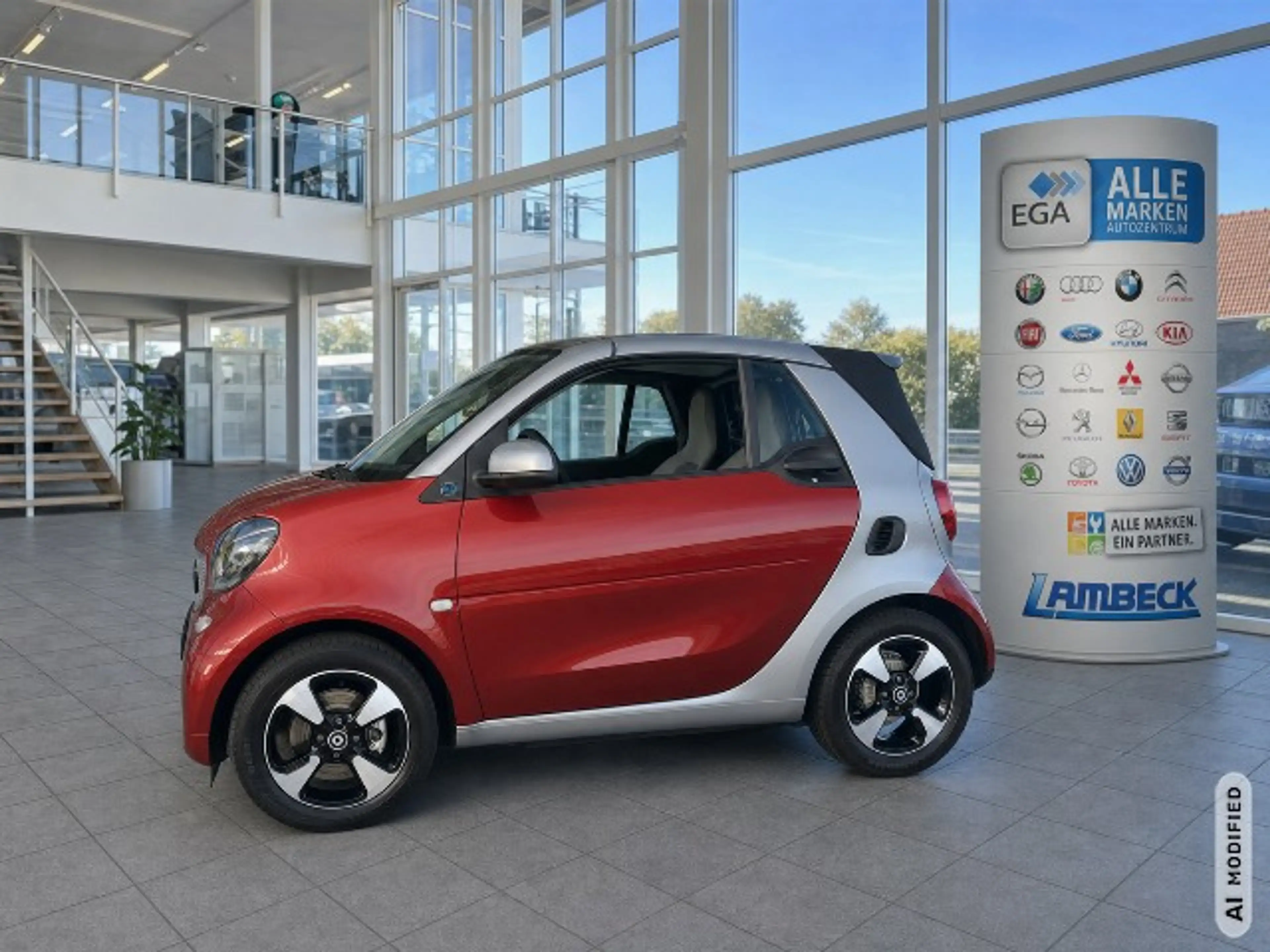 smart forTwo EQ cabrio*EXCLUSIVE*22kW*9TKM*CAM*MEDIA*ALLW*LED*S — photo 9