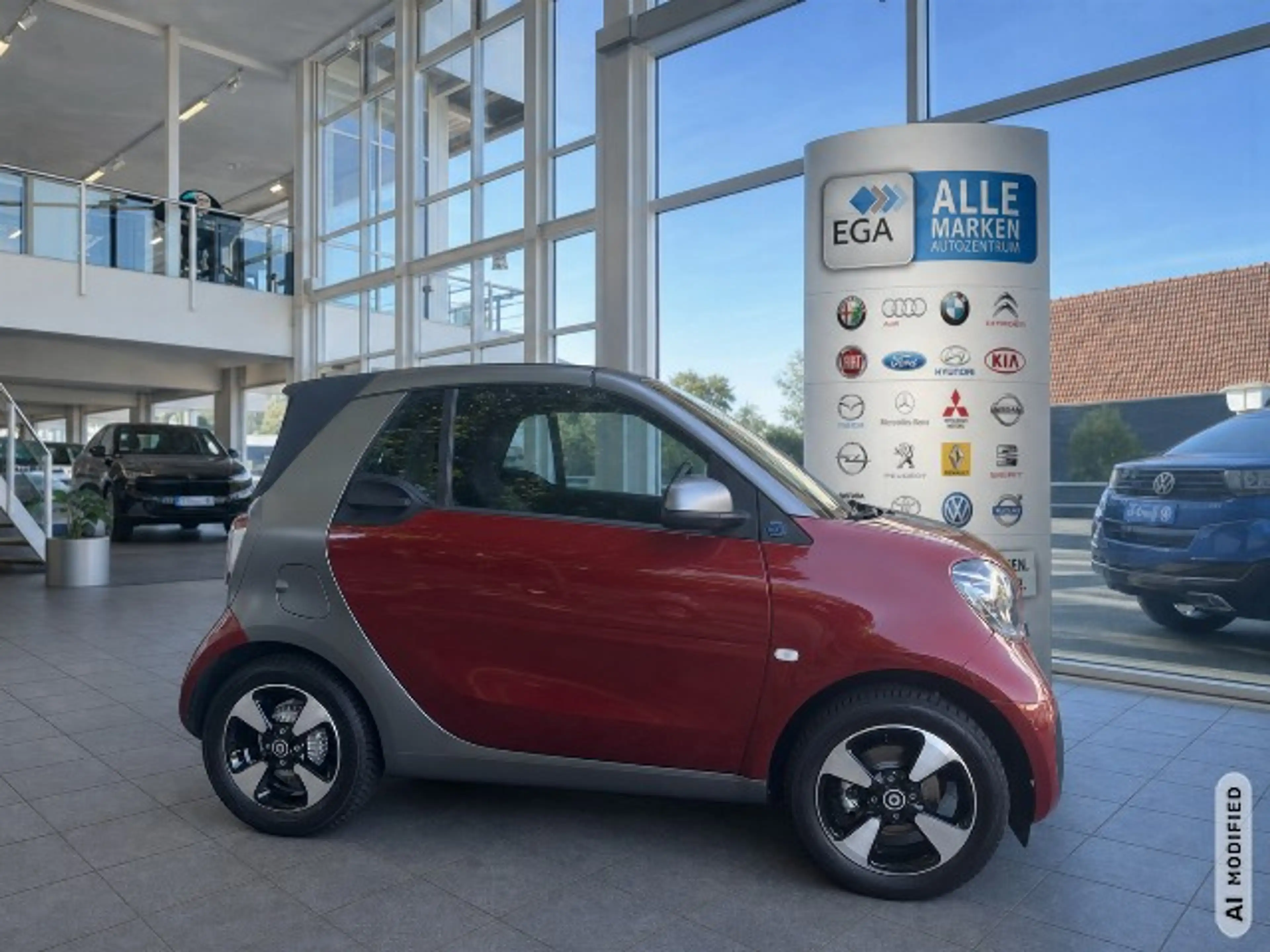 smart forTwo EQ cabrio*EXCLUSIVE*22kW*9TKM*CAM*MEDIA*ALLW*LED*S — photo 2