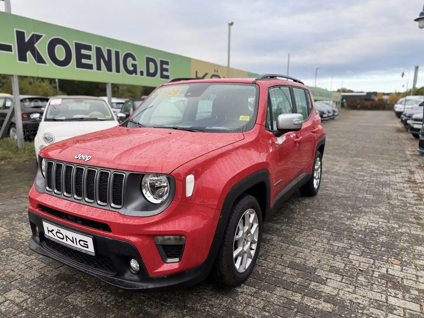 Jeep Renegade 1.5 MHEV 130PS Automatik KLIMA|PDC|ALU Rood - 1