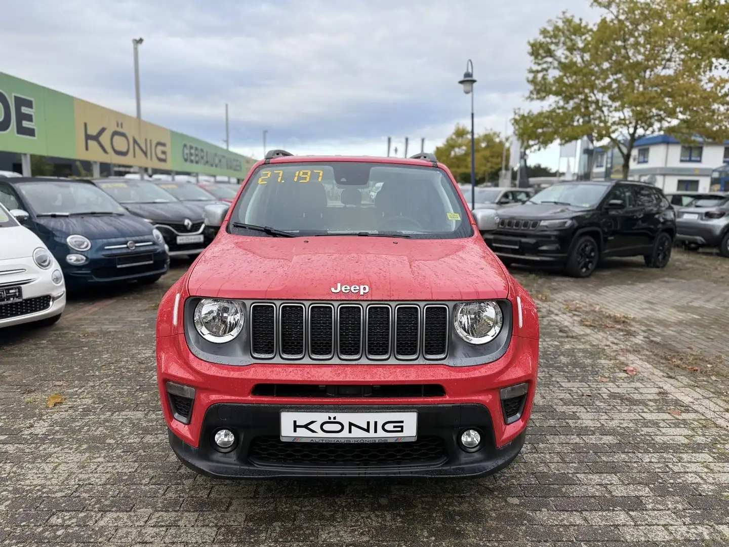 Jeep Renegade 1.5 MHEV 130PS Automatik KLIMA|PDC|ALU Rood - 2