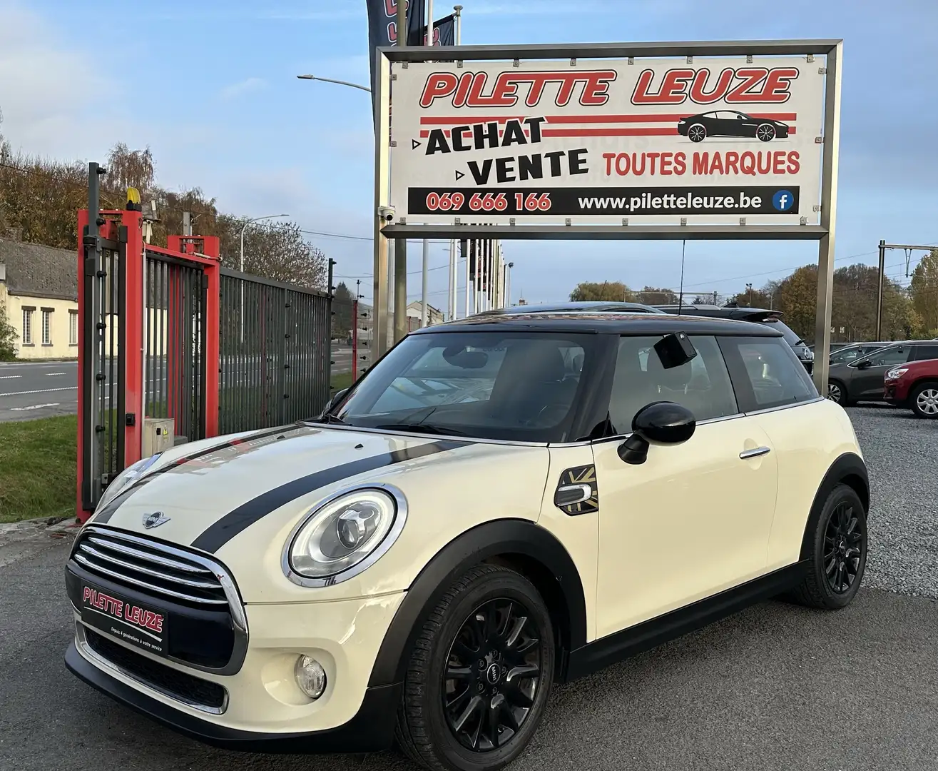 MINI Cooper 1.5 Cooper/EURO6B/LED/LILITATEUR/CLIM/CUIR/+++ Blanc - 1