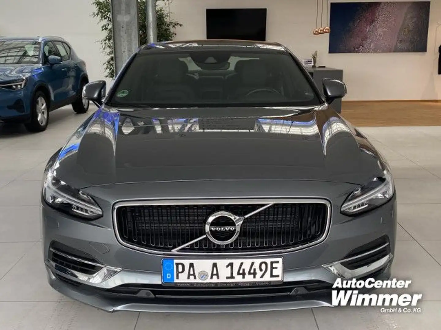 Volvo S90 T8 Twin Engine AWD Momentum Business+Licht uvm Grau - 2