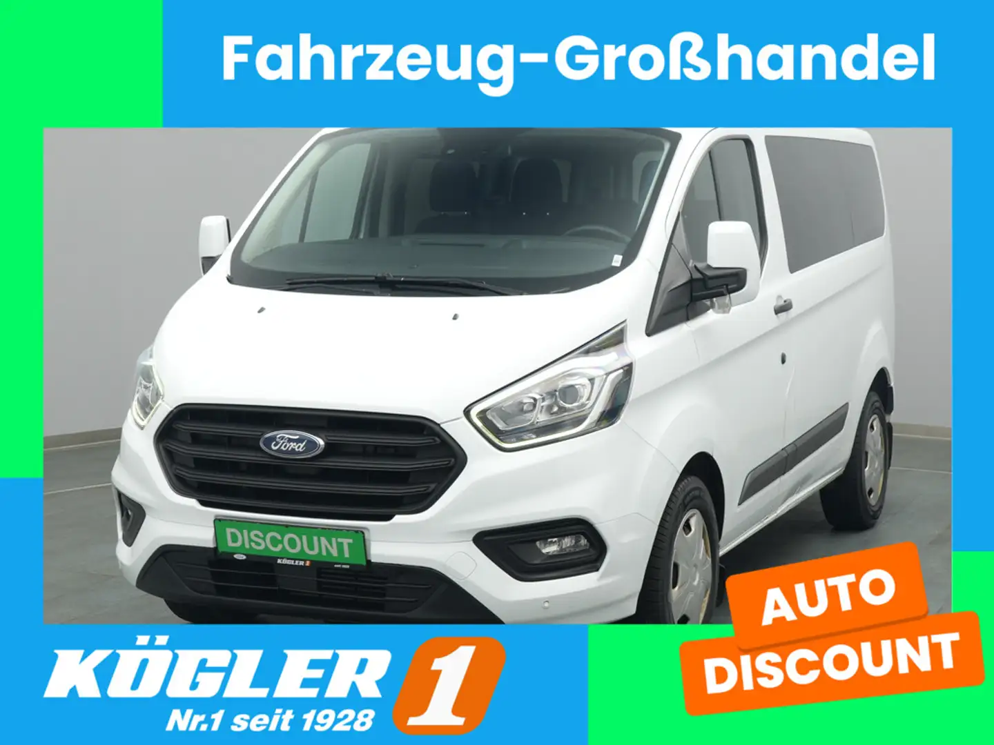 Ford Transit Custom Kombi 2.0 TDCi 320 L1 Trend Белый - 1