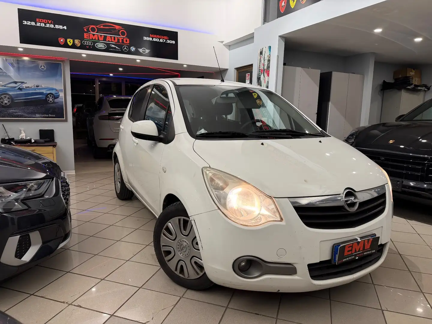 Opel Agila Agila 1.0 12V 65CV Enjoy Blanc - 1