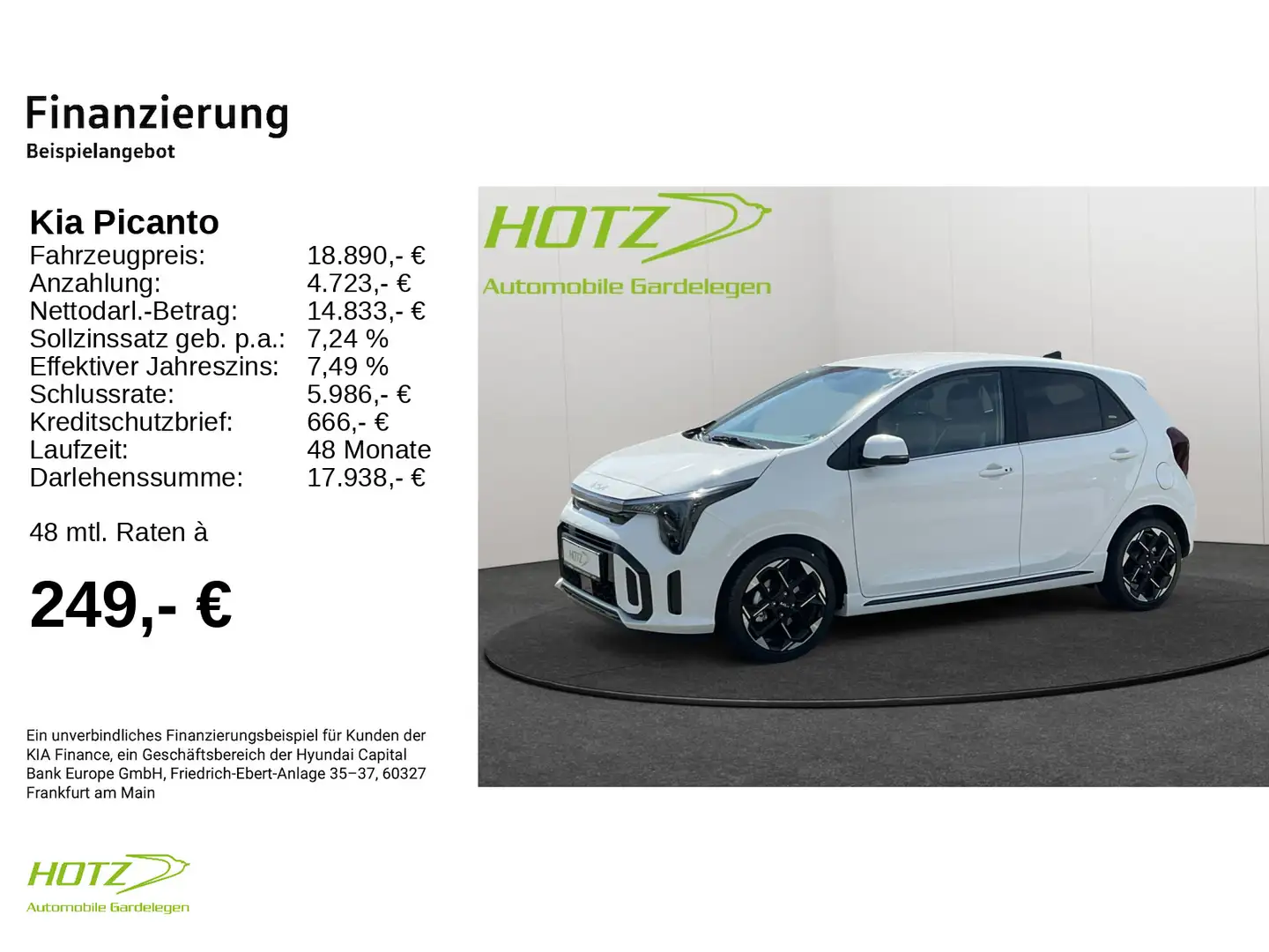 Kia Picanto PE 1.2 MT GT-Line Blanc - 2