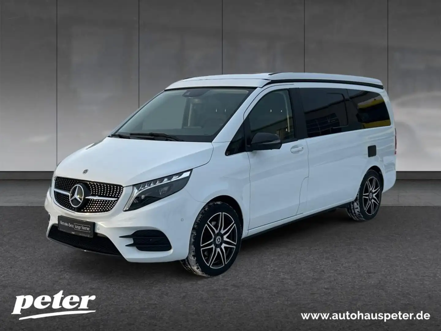 Mercedes-Benz Marco Polo 300 d 4MATIC EDITION AMG DISTR+AHK+LED+STHZG Weiß - 1