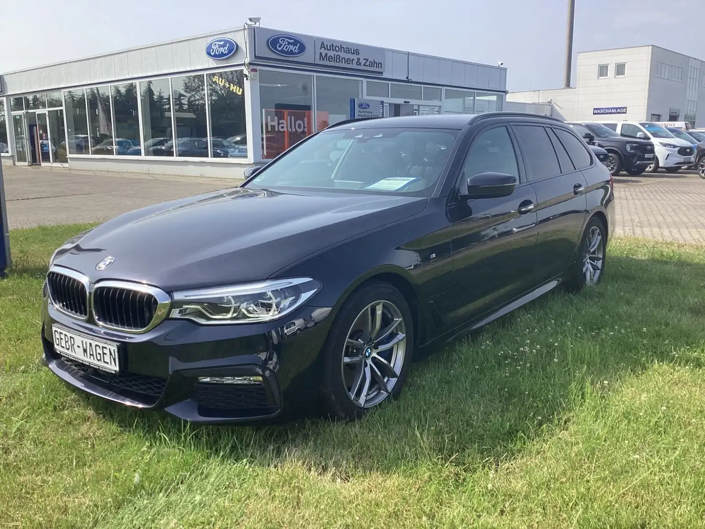 BMW 530 5 Touring 530 i xDrive M Sport, AHKschw.,LederS. Noir - 2